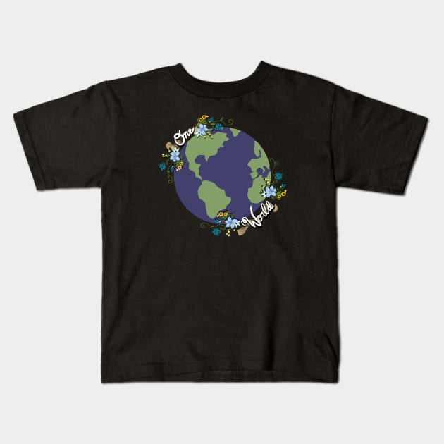 One World Kids T-Shirt by Perezart99